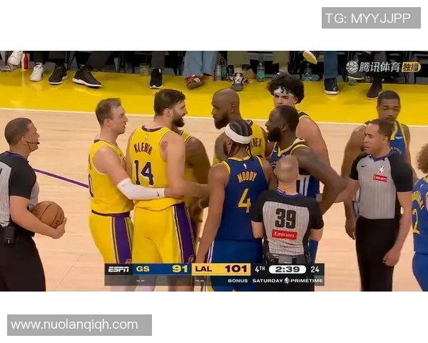 中国赛精彩对决勇士与湖人争锋相对球迷热情高涨期待激烈比赛